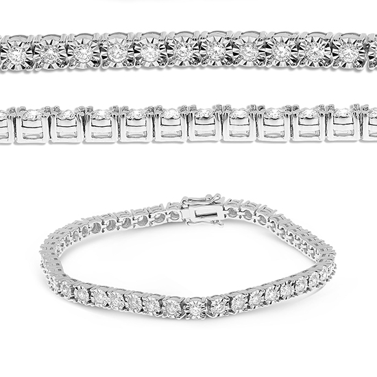 Illusion 2 carat Diamond Tennis Bracelet Illusion 2 carat Diamond Tennis Bracelet