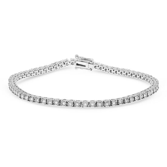 Illusion .50 carat Diamond Tennis Bracelet