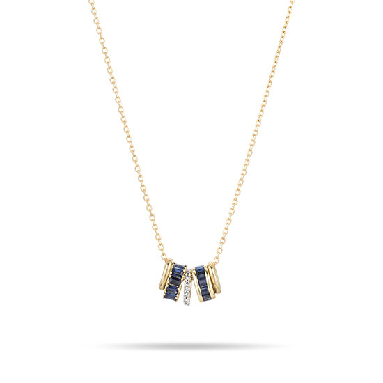 Blue Sapphire Birthstone Necklace | Adina Reyter