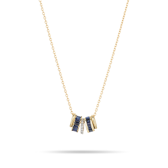 Blue Sapphire Birthstone Necklace | Adina Reyter Blue Sapphire Birthstone Necklace | Adina Reyter