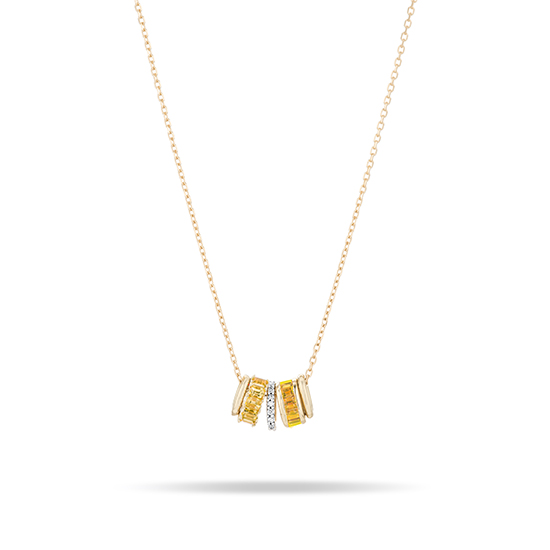 Citrine Birthstone Necklace | Adina Reyter Citrine Birthstone Necklace | Adina Reyter