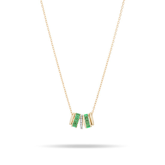 Emerald Birthstone Necklace | Adina Reyter