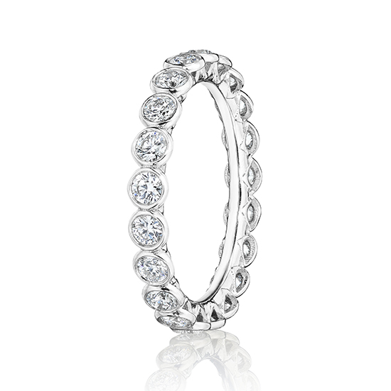 Marisa Perry Circle Edge Wedding Band Platinum | Marisa Perry by Douglas Elliott