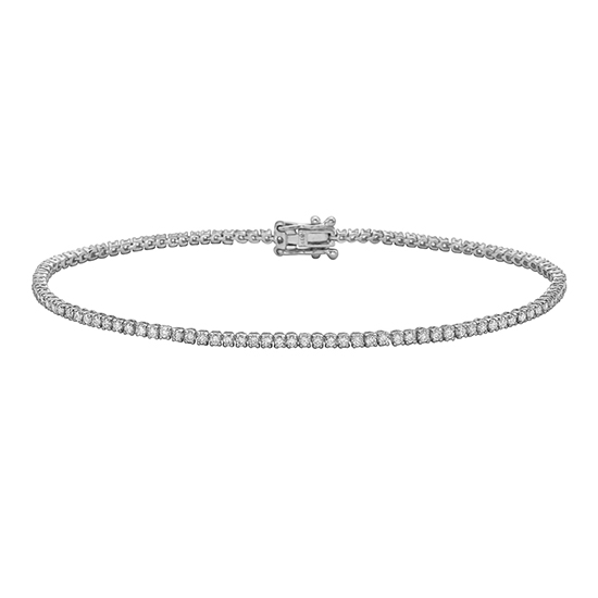 1.22 Carat Diamond Tennis Bracelet 18k White Gold 1.22 Carat Diamond Tennis Bracelet 18k White Gold