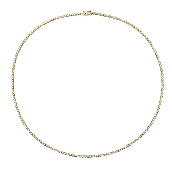 1.96 Carat Diamond Rivière (Tennis) Necklace 14k Yellow Gold