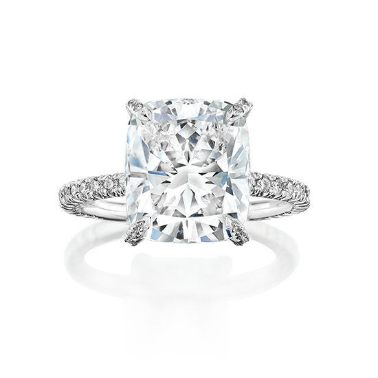 5.03 Carat Cushion Cut Edalati Ring | Marisa Perry By Douglas Elliott