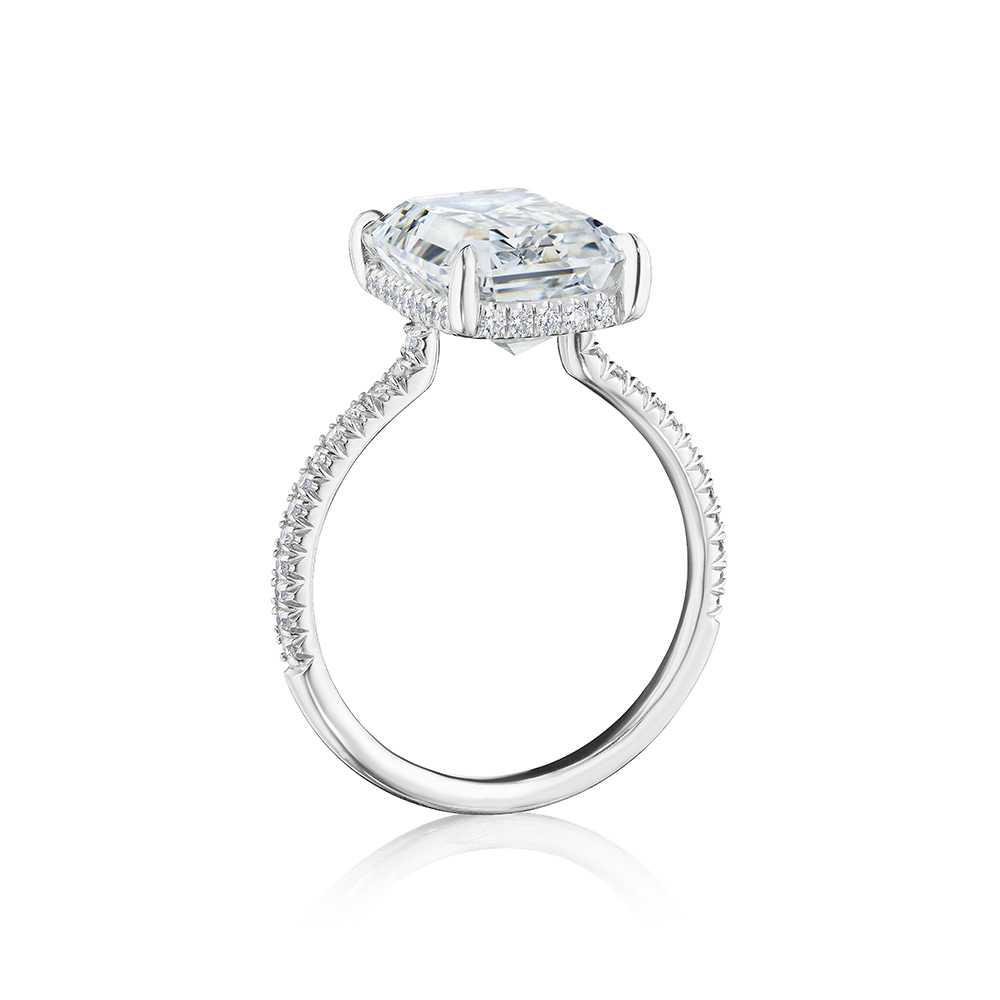 5.01 carat Emerald cut Katherine Ring | Marisa Perry by Douglas Elliott