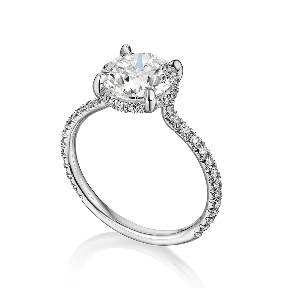 2 carat Round Diamond Katherine Ring  | Marisa Perry by Douglas Elliott