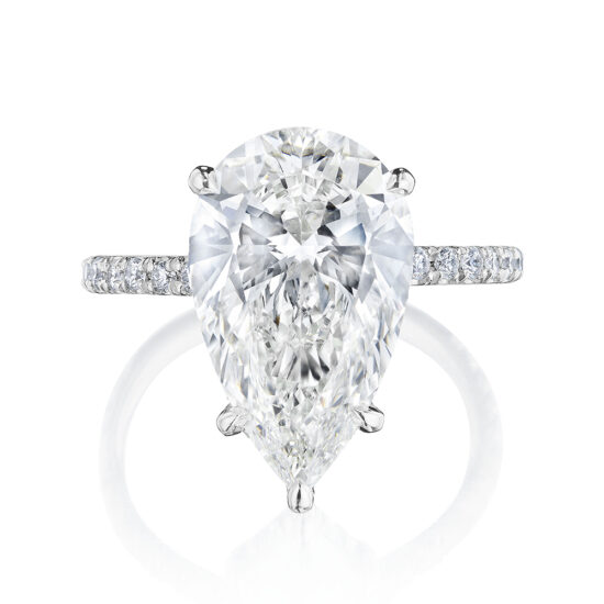 4.52 carat Pear Shape Katherine Ring | Marisa Perry by Douglas Elliott