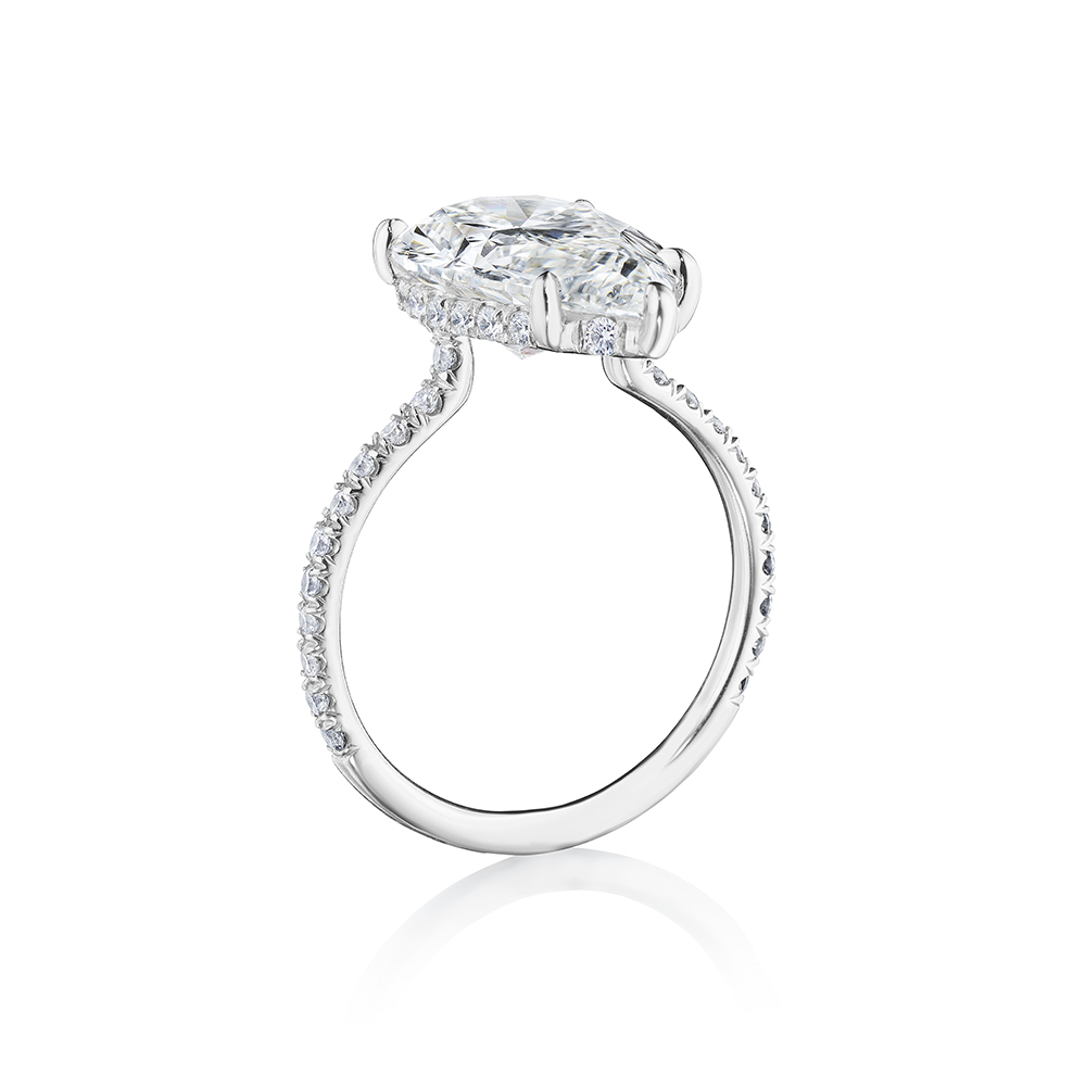 4.52 carat Pear Shape Katherine Ring | Marisa Perry by Douglas Elliott