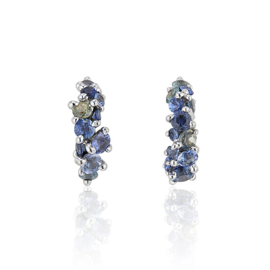 Serena Blue Sapphire Earrings by Jayne Moore