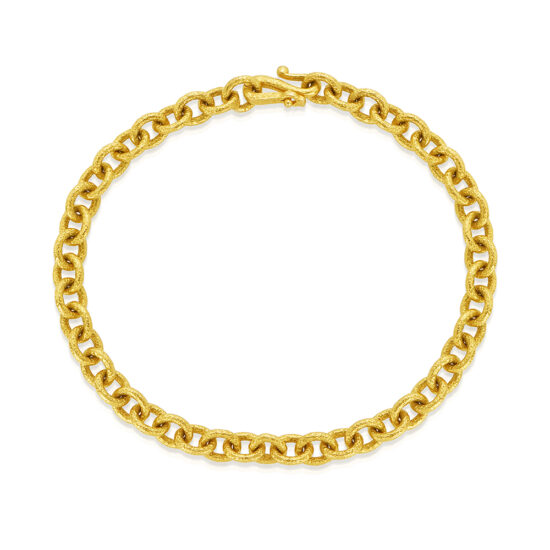 DE Roman Link Bracelet 18k Yellow Gold | Marisa Perry by Douglas Elliott