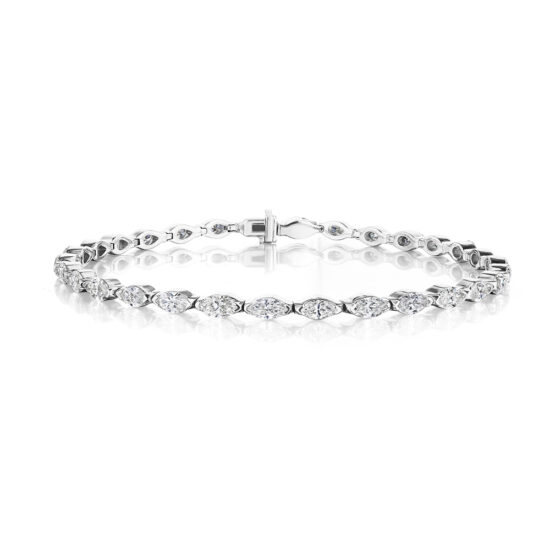 6 Carat Marquise Tennis Bracelet | Marisa Perry by Douglas Elliott