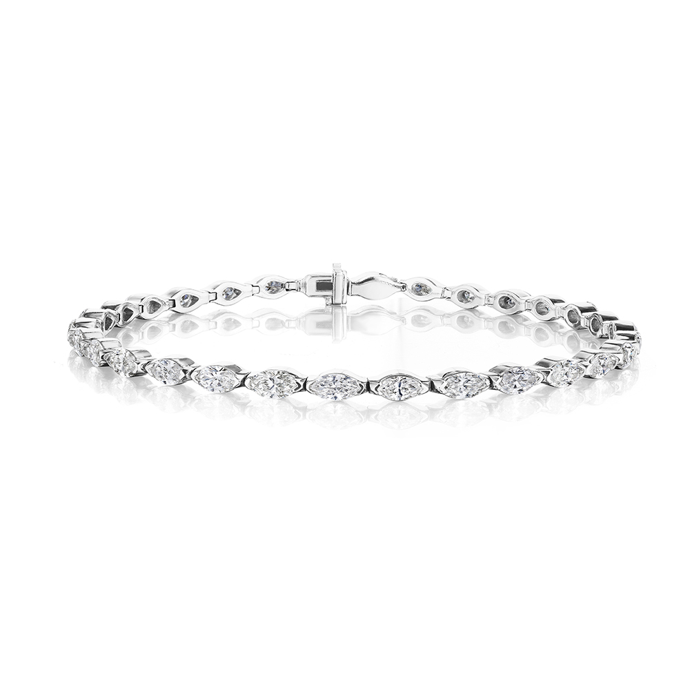 6 Carat Marquise Tennis Bracelet | Marisa Perry by Douglas Elliott