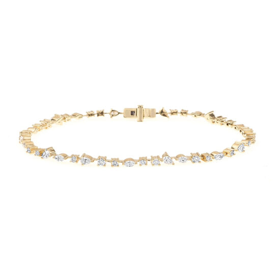 Mixed Diamond Tennis Bracelet | Adina Reyter