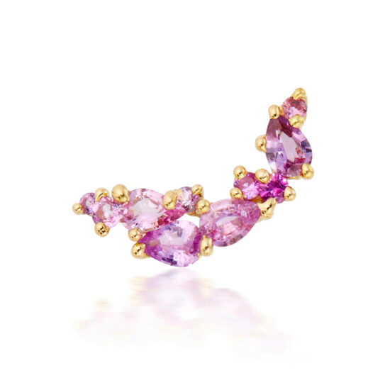 Callie Climber in Pink Pear Shaped Sapphires | Jayne Moore