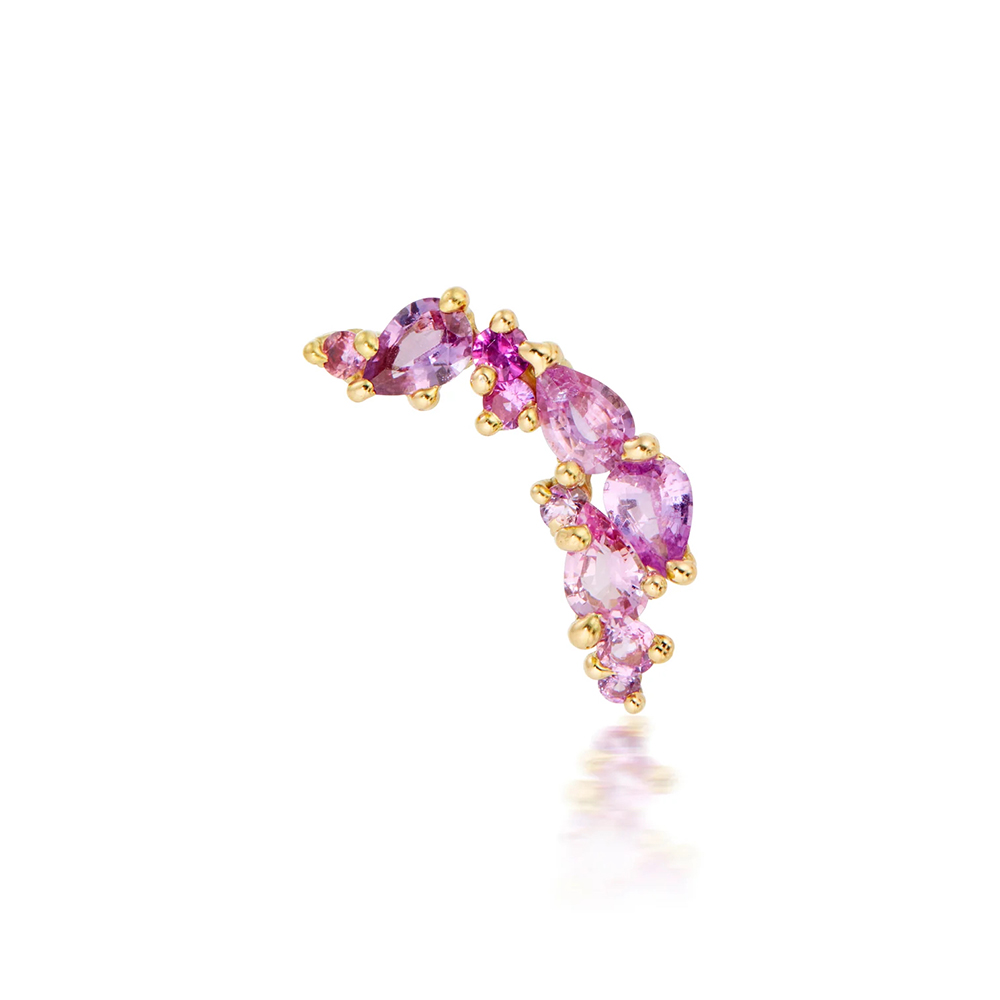 Callie Climber in Pink Pear Shaped Sapphires | Jayne Moore