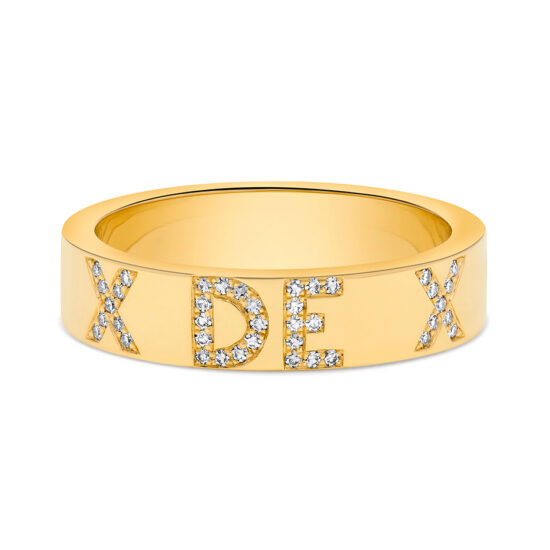 The Diamond X ID Ring