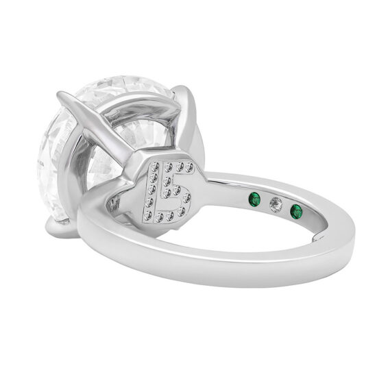 The 8.69ct Round Brilliant Cut Tamra Ring